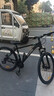 喜德盛山地自行車(chē)黑客350 X6鋁合金車(chē)架21速變速機械碟剎 黑銀色17寸 曬單實(shí)拍圖