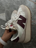 NEW BALANCE NB237系列男鞋女鞋透氣情侶休閑鞋 MS237SB 米色/白色 37 (腳長(cháng)22.5cm) 曬單實(shí)拍圖