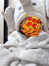 BABYGREAT嬰兒浴巾兒童洗澡巾斗篷帶帽子新生兒寶寶連帽包巾珊瑚絨吸水速干 曬單實(shí)拍圖