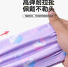 李寧（LI-NING）兒童泳帽男女童柔軟舒適可愛游泳帽卡通印花布帽6052紫 曬單實(shí)拍圖