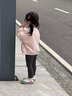 班喜迪女童打底褲秋冬款2025新款女寶寶加絨休閑褲冬裝兒童公主外穿褲子 灰色 100 曬單實(shí)拍圖