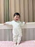 旻勝【雙層護肚】寶寶連體衣嬰兒蝴蝶衣幼兒爬行服秋冬款外出睡衣哈衣 90cm 【衣長(cháng)60cm/胸圍30cm】 詳情頁(yè)有尺寸表 曬單實(shí)拍圖