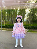 G.DUCKKIDS童裝洛麗塔公主裙女童連衣裙秋冬季加絨加厚玲娜貝兒生日禮服兒童 8818粉色洛麗塔【不加絨】 120 尺碼5~6歲【110-120cm】 曬單實(shí)拍圖