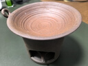 山頭林村老巖泥手工粗陶烤茶爐家用蠟燭溫茶爐陶瓷茶葉提香器烘焙爐 曬單實(shí)拍圖