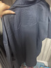 MMOPTOP日系冰絲薄款皺感工裝襯衫短袖夏季男多口袋半袖MCS21d藏青2XL 曬單實拍圖