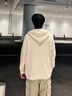 TRYFORLOVE原創(chuàng)情侶裝開(kāi)衫毛衣高級(jí)感2025新款針織秋冬外套男女 米白色 S 曬單實(shí)拍圖