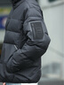 雨果博斯BOSS 【防潑水】冬季袖袋設計復合填充夾克棉服 001-黑色 L 曬單實(shí)拍圖