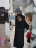 ROSY FAIRY極寒羽絨服男過(guò)膝90絨加厚羽絨服男東北超厚中長(cháng)款男女羽絨服冬季 90絨長(cháng)款黑色（男女同款） M 90%絨339g體重110-130斤左右 曬單實(shí)拍圖