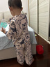 妙翡  兒童綿綢睡衣套裝夏季人造棉空調(diào)服男女童棉綢家居服兩件套童裝 棉綢-新小熊 100 cm 曬單實(shí)拍圖