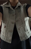 Levi's【商場(chǎng)同款好價(jià)秒殺】李維斯女士美式牛仔馬甲背心003XP 薄霧藍 S 曬單實(shí)拍圖