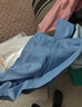 貓人兒童秋衣秋褲純棉男童春秋冬保暖內衣全棉毛衫套裝女孩中大童睡衣 男童款-【插肩袖字母淺藍】 170 【建議155-165cm，90-110斤】 曬單實(shí)拍圖