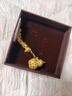周大生復(fù)購補(bǔ)貼黃金葫蘆吊足金花絲福祿生財掛墜七夕禮物送女友 1.55g 曬單實(shí)拍圖