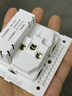 NVC雷士電工 開關(guān)插座 五孔帶Type-c+usb(15W)插座面板 N25奶油白 曬單實拍圖