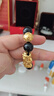 中國黃金（CHINA GOLD）黃金手鏈男足金貔貅手串男轉運珠手生日禮物送男友老公教師節禮物 精工*14mm黑瑪瑙【八方來(lái)財】約6.8g 曬單實(shí)拍圖