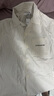 蔻馳（COACH）新款奧萊男士棉質(zhì)條紋CAMP短袖襯衫簡(jiǎn)約舒適 白堊色/灰色 L 曬單實(shí)拍圖
