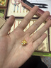 老鳳祥十二生肖寶寶萌獸足金999琺瑯黃金轉(zhuǎn)運(yùn)珠多款生日禮物兒童手鏈 蛇（約1.14g） 曬單實(shí)拍圖