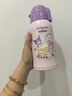 杯具熊（BEDDYBEAR）復古雙飲蓋兒童保溫杯帶吸管兒童水杯大容量學(xué)生杯子620ml酷洛米 曬單實(shí)拍圖