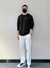Camat Killy【雙層領(lǐng)親膚莫代爾】2025新款高端圓領(lǐng)男士百搭打底衫長(cháng)袖T恤 摩卡色（柔軟舒適親膚） 【全場(chǎng)滿(mǎn)2件減50元】 L 120-135斤 曬單實(shí)拍圖