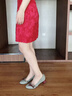 Lily Wei【瀾棲】復古時尚圓頭單鞋方跟舒適氣質(zhì)女鞋大碼 螢石綠【方跟】 36 曬單實拍圖