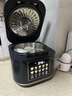 摩飛電器（Morphyrichards）【國家補貼】電飯煲 0涂層鈦內膽電飯鍋4L大容量3-4人家用煮飯鍋 IH加熱微壓可預約煮粥鍋MR8503灰 曬單實(shí)拍圖