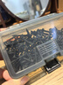 德力西電氣（DELIXI ELECTRIC）零件盒收納盒工具盒螺絲配件物料元件樣品塑料分類分隔配件盒? 無(wú)隔層透明零件收納盒 曬單實(shí)拍圖