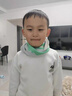 KKN兒童保暖脖套面罩美利奴羊毛圍巾運動(dòng)滑雪騎行護頸圍脖加厚秋冬款 格調灰圍脖 羊毛含量50% 曬單實(shí)拍圖