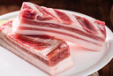 高金食品 帶皮五花肉塊1斤烤肉食材冷凍帶皮五花肉條國產(chǎn)豬肉生鮮烤腸食材 曬單實(shí)拍圖