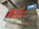 煜燦黑金剛電燒烤爐商用無煙烤生蠔面筋海鮮烤肉電烤爐子烤串生蠔無煙燒烤爐商用電烤爐擺攤夜市 0.8米二控8管 22烤口（220/380V） 曬單實拍圖
