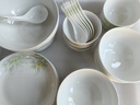 華光國(guó)瓷 骨瓷餐具套裝 抗菌釉中彩碗盤套裝 喬遷之喜高端禮品 白玉蘭 白玉蘭【抗菌瓷禮盒裝】 30頭 曬單實(shí)拍圖