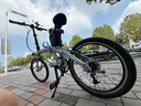 大行（DAHON）P10折疊自行車(chē)20英寸10速鋁合金男女運動(dòng)通勤V剎折疊車(chē)PAA003 消光灰藍 曬單實(shí)拍圖
