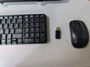 羅技（Logitech）MK220 鍵鼠套裝 無線鍵鼠套裝 辦公鍵鼠套裝  多媒體鍵鼠套裝 帶無線2.4G接收器 黑色 曬單實(shí)拍圖