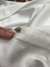 【爆款輕奢】法式花邊領V領無袖背心木耳邊無袖襯衫女氣質上衣 白色 XL （建議120-135斤） 曬單實拍圖