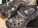 卡駱馳（crocs）經(jīng)典云朵Clog女沙灘洞洞鞋涼拖鞋206750 206750-001  36  曬單實(shí)拍圖