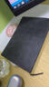 得力（deli）25K100張筆記本子 活頁本內(nèi)頁可拆卸皮面本233*178mm 黑色3151 曬單實(shí)拍圖