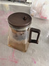 京東京造 飄逸杯 玻璃泡茶壺茶具茶水分離泡茶神器辦公室家用帶過(guò)濾茶杯 曬單實(shí)拍圖