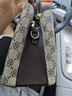 Cohnim kevin奢侈品女士包包女包單肩斜挎手提包送媽媽老婆女友七夕情人節(jié)禮物 c02861卡其配啡色【時尚優(yōu)雅】 曬單實拍圖