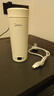 美的（Midea）便攜式電熱水杯 電熱水壺 保溫燒水杯 350ml迷你便攜式旅行出差 智能恒溫加熱杯 316L不銹鋼無(wú)異味 0.35L 【精準控溫】MK-DB35X22 曬單實(shí)拍圖