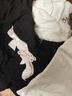Olrain歐芮兒法式白色短袖t恤女夏季時(shí)尚愛(ài)心刺繡上衣 白色 M 曬單實(shí)拍圖
