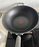 特福（Tefal）炒鍋有鈦不粘鍋家用炒菜鍋少油煙32cm炒鍋電磁爐燃?xì)庠钔ㄓ贸村?曬單實(shí)拍圖