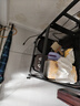 卓博置物架可移動(dòng)小推車(chē)零食架書(shū)架客廳儲物架廚房浴室收納架SJ13黑色 曬單實(shí)拍圖