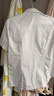 羅蒙棉質(zhì)短袖襯衫女士夏季職業(yè)裝修身商務(wù)打底工裝襯衣面試酒店工作服 曬單實(shí)拍圖