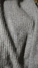 森馬（Semir）針織開(kāi)衫女短款緊身顯瘦正肩秋季溫柔系純色圓領(lǐng)上衣101524106001 曬單實(shí)拍圖