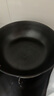 王源吉小炒鍋老式生鐵一人食1-2人用炒菜鑄鐵鍋無(wú)涂層平底小鐵鍋28cm 曬單實(shí)拍圖