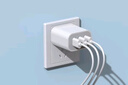 科沃充電頭3.4A三口USB充電器插頭兼容5V2A/1A多口孔快充適用于蘋(píng)果17華為小米三星安卓手機(jī)平板通用 曬單實(shí)拍圖