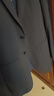 Navigare意大利小帆船休閑西服男輕薄西裝便西單西1311803510黑灰 2XL/54 曬單實(shí)拍圖