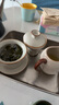 八千行汝窯三才蓋碗公道杯茶漏陶瓷茶具三件套裝功夫泡茶碗喝茶杯一人用 曬單實(shí)拍圖