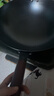 蘇泊爾（SUPOR）鐵鍋精鐵真不銹炒鍋無涂層家用炒菜鍋爆炒鍋錘紋物理防粘明火專用 3-5人使用  【有副把手】 34cm 曬單實(shí)拍圖