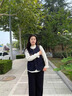 MsShe【法式刺繡垂感襯衫】大碼女裝2025秋裝胖mm高級(jí)感長(zhǎng)袖小衫 小衫-淺杏色現(xiàn)貨 3XL 曬單實(shí)拍圖