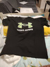 安德瑪（Under Armour）男女童圓領(lǐng)短袖T恤舒適休閑百搭短袖童裝上衣252320315 白色 160 曬單實(shí)拍圖