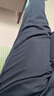蕉內（Bananain）熱皮503+男士休閑褲保暖防水運動(dòng)紅外發(fā)熱25秋冬款男裝錐形長(cháng)褲子 黑色 L 曬單實(shí)拍圖